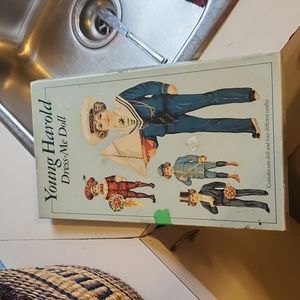 Victorian 1991 YOUNG HAROLD Dress-Me Paper Doll England 4 Outfits  box Vintage
